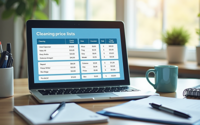 4 Steps to Create a Price List for Cleaning Houses