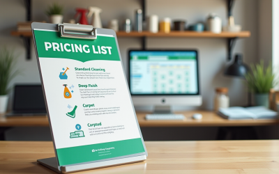 4 Steps to Create a Pricing List for Cleaning Services