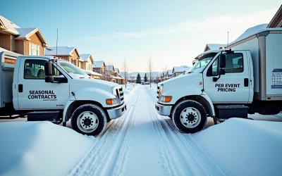 Snow Removal Pricing Formula: Comparing Seasonal Contracts and Per Event Costs