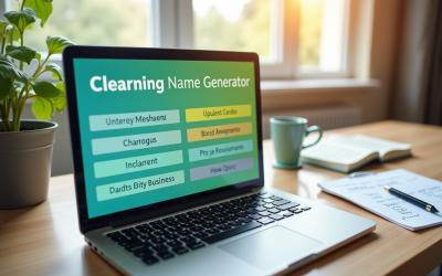 Generate Unique Names with a Cleaning Company Name Generator